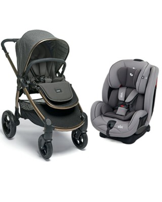 Ocarro Simply Luxe Pushchair with Joie Car Seat Grey Flannel